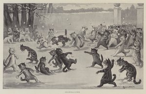 Lancio di Palle di Neve da Louis Wain